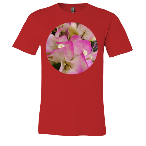 Pink Bougainvillea- Unisex Jersey Short Sleeve Tee - Bella+Canvas +Mug 'n Tee