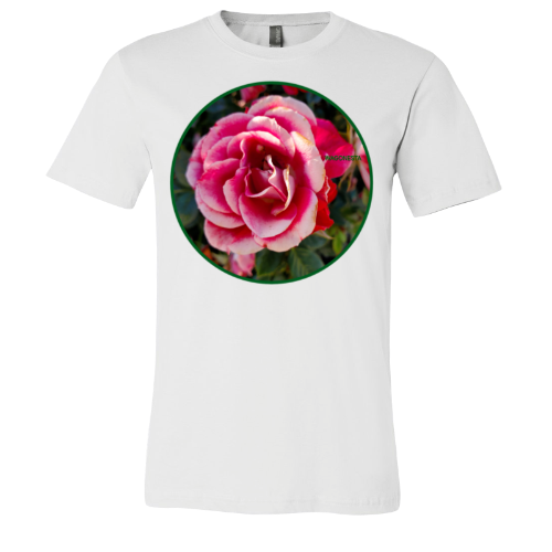 Two Tone Roses - Unisex Jersey Short Sleeve Tee - Bella+Canvas + Mug 'n Tee