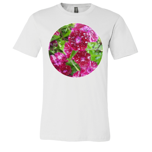 Raindrops on Petals - Unisex Jersey Short Sleeve Tee - Bella+Canvas +Mug 'n Tee