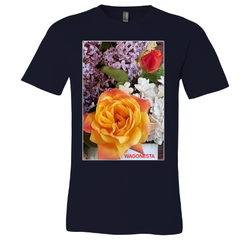 Spring Flowers - Unisex Jersey Short Sleeve Tee - Bella+Canvas + Mug 'n Tee