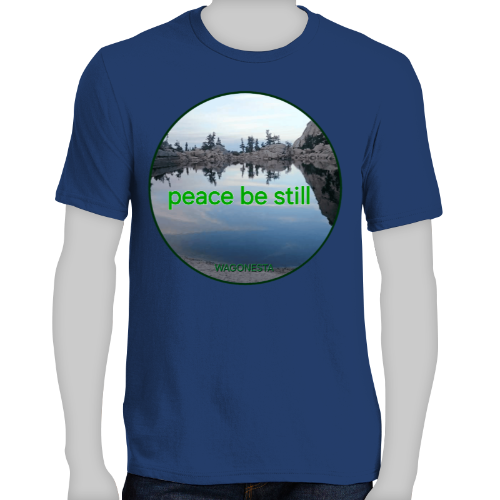 FAITH - PEACE BE STILL- Men's Short Sleeve Tee Shirt