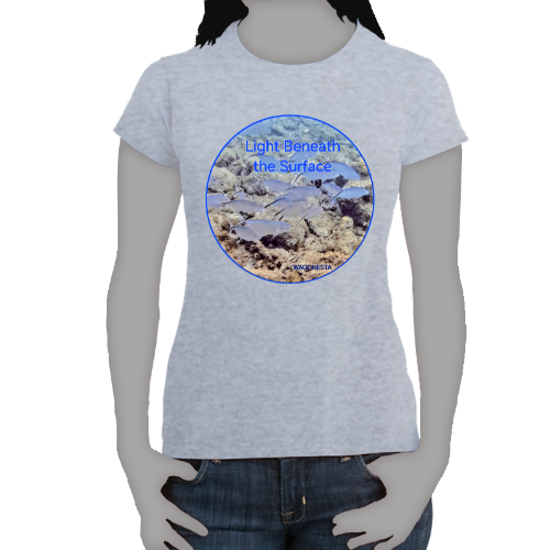 FAITH - LIGHT BENEATH THE SURFACE  - Women's Softstyle Tee - Gildan