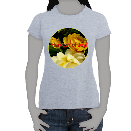 FAITH -HARVEST OF JOY!  - Women's 100% Cotton Short Sleeve Tee