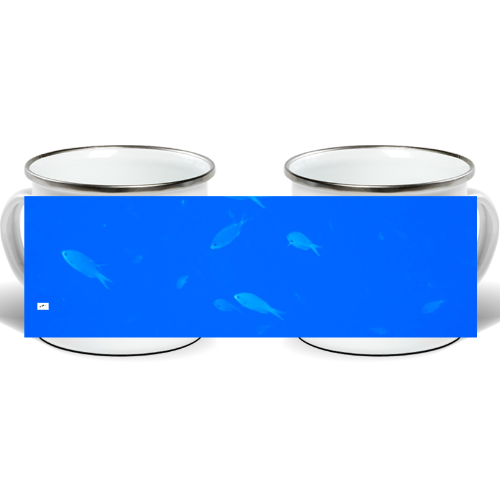 Enamel Mug - Wagonesta- So Blue