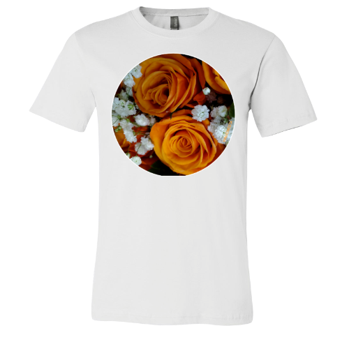 Orange Roses - Unisex Jersey Short Sleeve Tee - Bella+Canvas+Mug 'n Tee