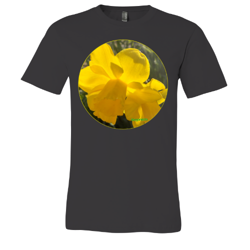 Bright Yellow Daffodil -Unisex Jersey Short Sleeve Tee - Bella+Canvas+Mug 'n Tee