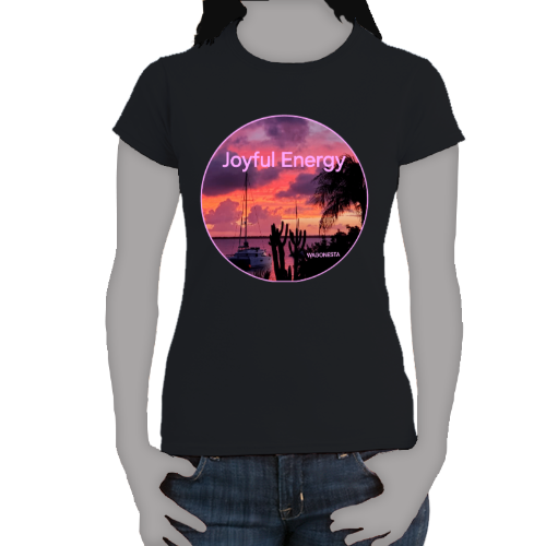 FAITH - JOYFUL ENERGY - Women's 100% Cotton Short Sleeve Tee