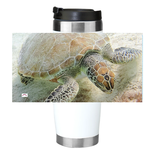 14 oz. Premium Travel Tumbler -  Wagonesta  - Sea Turtle