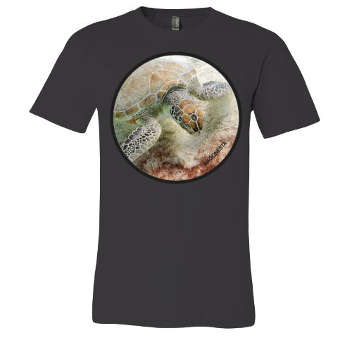 Salt Pier Turtle - Unisex Jersey Short Sleeve Tee - Bella+Canvas-Mug 'n Tee