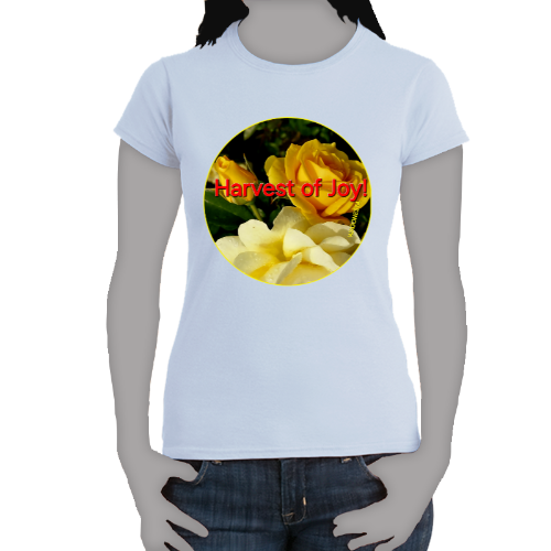 FAITH -HARVEST OF JOY!  - Women's 100% Cotton Short Sleeve Tee