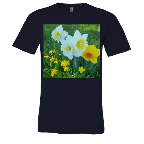 Field of Daffodils- Unisex Jersey Short Sleeve Tee - Bella+Canvas+Mug 'n Tee