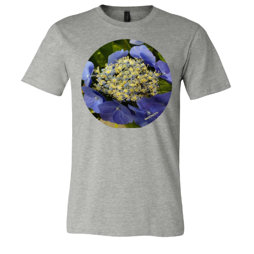 Periwinkle Hydrangea -Unisex Jersey Short Sleeve Tee - Bella+Canvas+Mug 'n Tee