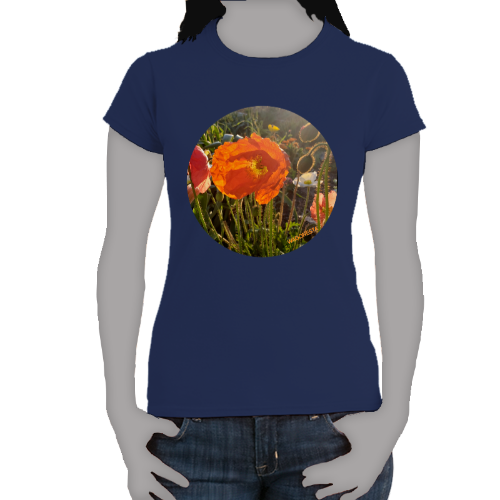 Icelandic Poppies-  Women's Softstyle Tee - Gildan +Mug 'n Tee