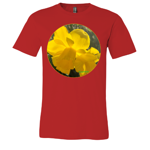 Bright Yellow Daffodil -Unisex Jersey Short Sleeve Tee - Bella+Canvas+Mug 'n Tee