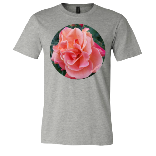 Single Pink Rose - Unisex Jersey Short Sleeve Tee - Bella+Canvas+ Mug 'n Tee