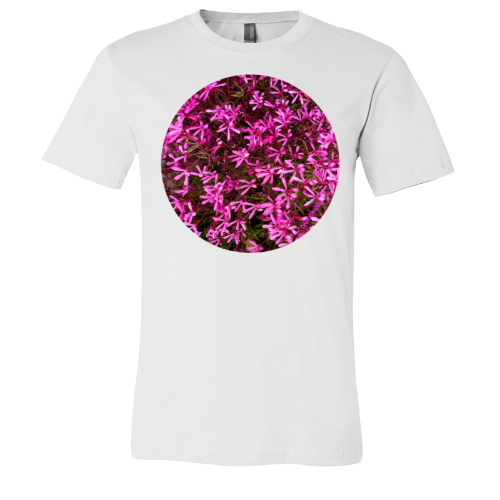 Tiny Pink Petals- Unisex Jersey Short Sleeve Tee - Bella+Canvas + Mug 'n Tee