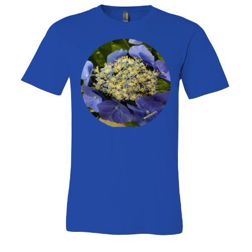 Periwinkle Hydrangea -Unisex Jersey Short Sleeve Tee - Bella+Canvas+Mug 'n Tee