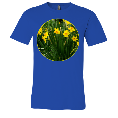 Daffodils in Green - Unisex Jersey Short Sleeve Tee - Bella+Canvas+Mug 'n Tee