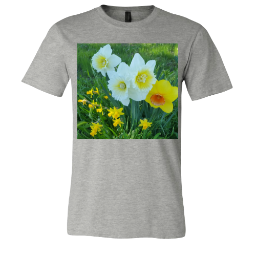 Field of Daffodils- Unisex Jersey Short Sleeve Tee - Bella+Canvas+Mug 'n Tee