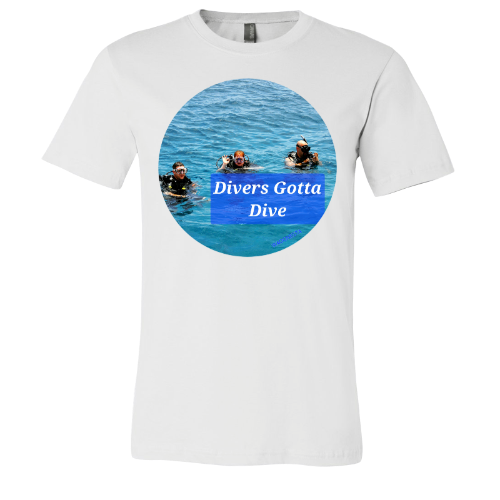 Divers gotta Dive - Unisex Jersey Short Sleeve Tee - Bella+Canvas+Mug 'n Tee