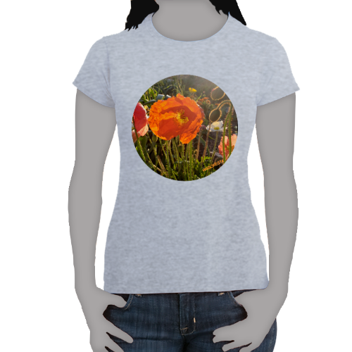 Icelandic Poppies-  Women's Softstyle Tee - Gildan +Mug 'n Tee