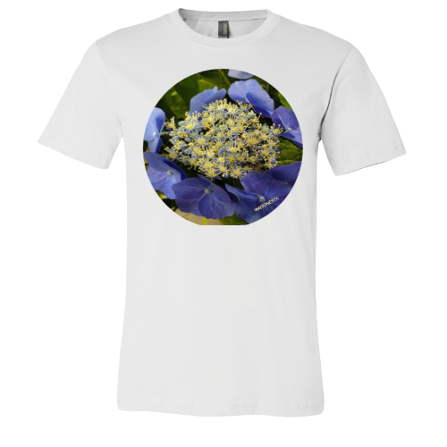 Periwinkle Hydrangea -Unisex Jersey Short Sleeve Tee - Bella+Canvas+Mug 'n Tee