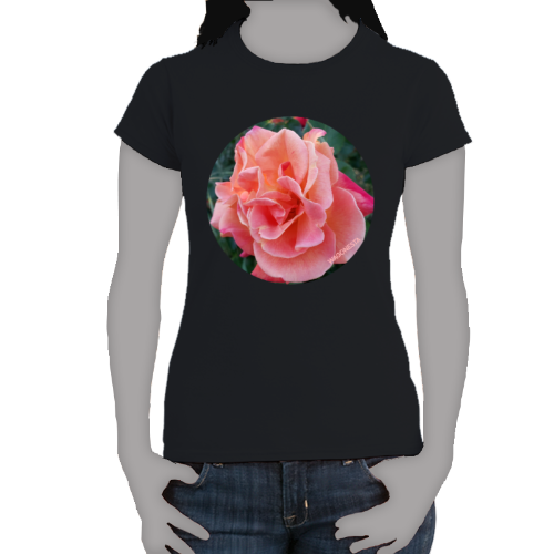 Peach Rose - Women's Softstyle Tee - Gildan- Mug 'n  Tee