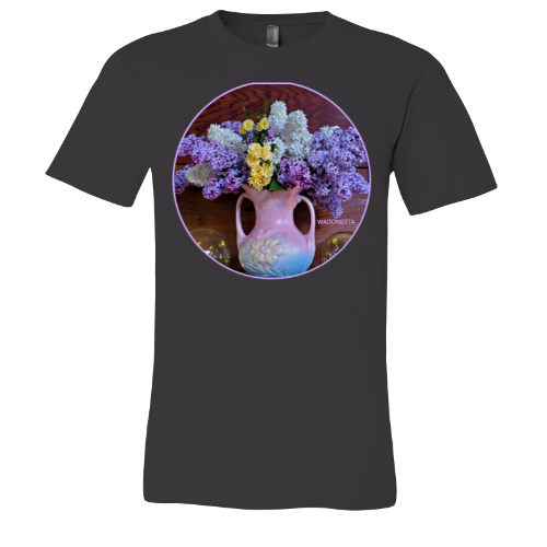 Lilacs in a Vase  - Unisex Jersey Short Sleeve Tee - Bella+Canvas+ Mug 'n Tee