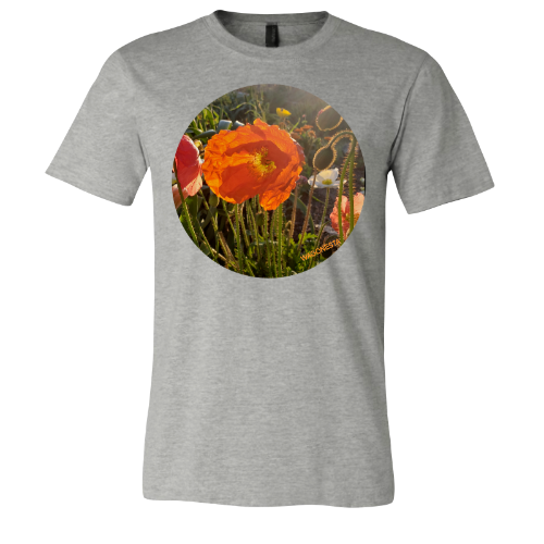 Icelandic Poppies-Unisex Jersey Short Sleeve Tee - Bella+Canvas+Mug 'n Tee