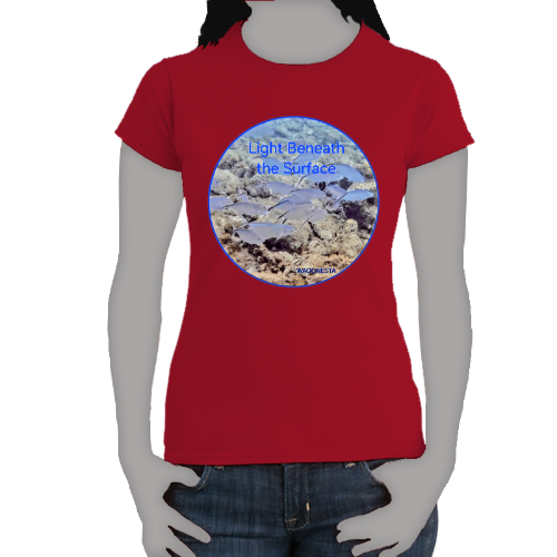 FAITH - LIGHT BENEATH THE SURFACE  - Women's Softstyle Tee - Gildan