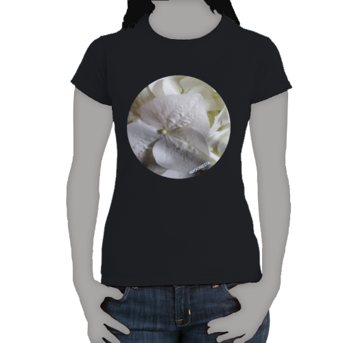 White Lacy Hydrangea- Women's Softstyle Tee - Gildan -Mug-'n Tee