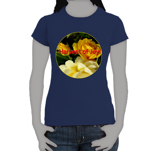 FAITH -HARVEST OF JOY!  - Women's 100% Cotton Short Sleeve Tee