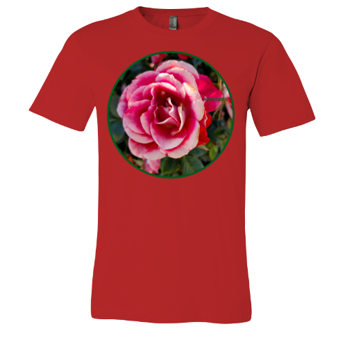 Two Tone Roses - Unisex Jersey Short Sleeve Tee - Bella+Canvas + Mug 'n Tee