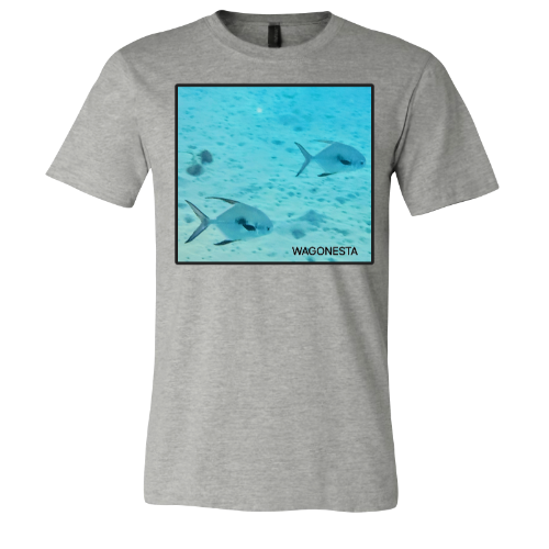 Little Blue Fish - Unisex Jersey Short Sleeve Tee - Bella+Canvas + Mug 'n Tee