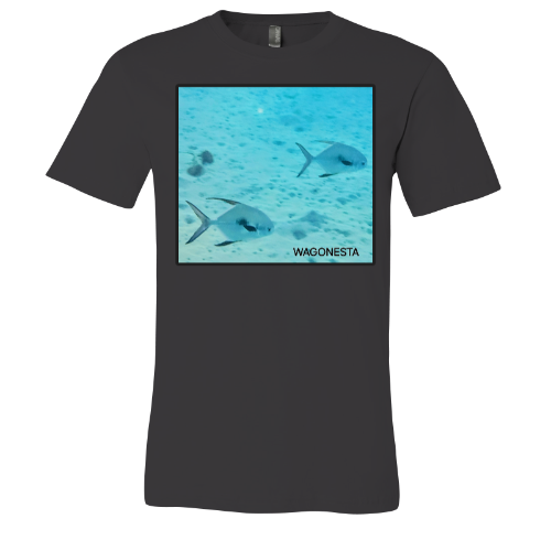 Little Blue Fish - Unisex Jersey Short Sleeve Tee - Bella+Canvas + Mug 'n Tee