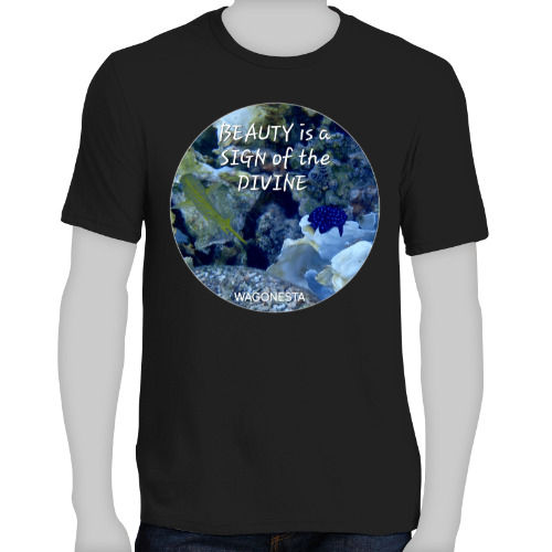 FAITH - BEAUTY IS A SIGN OF THE DIVINE - Men's Short Sleeve Tee Shirt