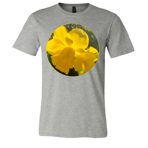 Bright Yellow Daffodil -Unisex Jersey Short Sleeve Tee - Bella+Canvas+Mug 'n Tee