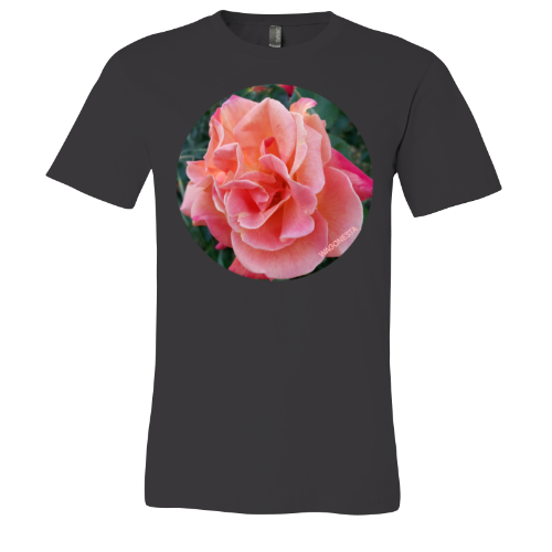 Single Pink Rose - Unisex Jersey Short Sleeve Tee - Bella+Canvas+ Mug 'n Tee