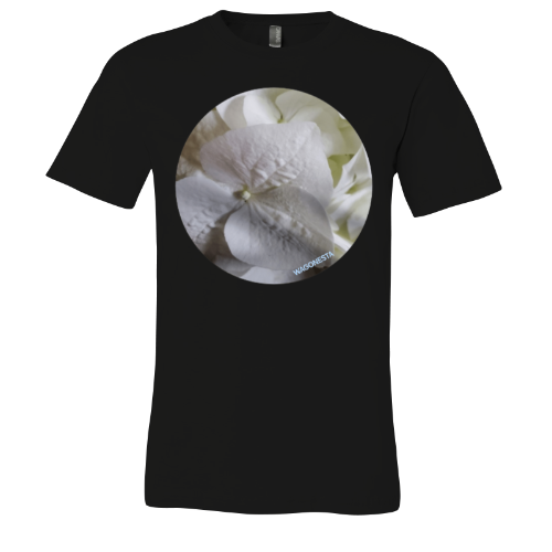 White Hydrangea- Unisex Jersey Short Sleeve Tee - Bella+Canvas + Mug 'n Tee