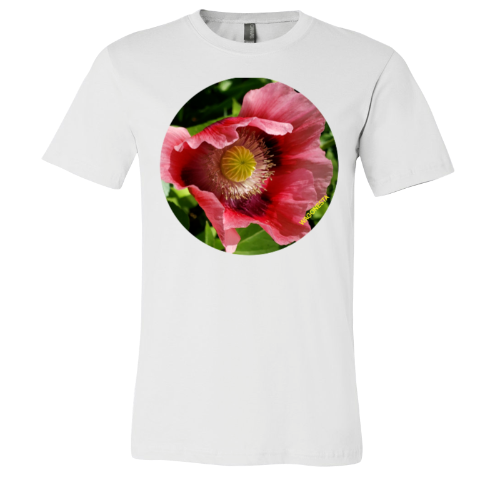 Oriental Poppy - Unisex Jersey Short Sleeve Tee - Bella+Canvas +Mug 'n Tee