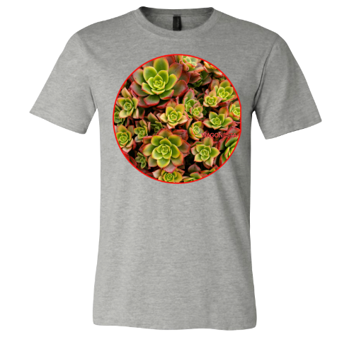 Succulents- Unisex Jersey Short Sleeve Tee - Bella+Canvas+Mug 'n Tee