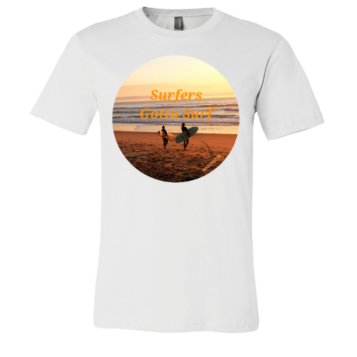 Surfers gotta Surf - Unisex Jersey Short Sleeve Tee - Bella+Canvas+Mug'n Tee