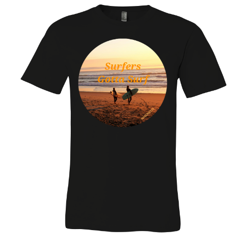 Surfers gotta Surf - Unisex Jersey Short Sleeve Tee - Bella+Canvas+Mug'n Tee