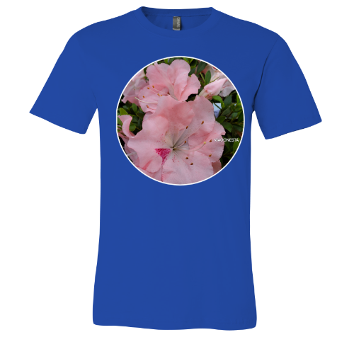 Lt. Pink Blooms - Unisex Jersey Short Sleeve Tee - Bella+Canvas + Mug 'n Tee