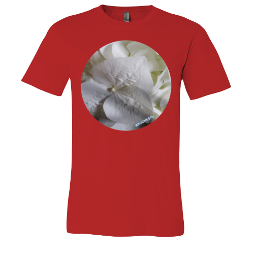 White Hydrangea- Unisex Jersey Short Sleeve Tee - Bella+Canvas + Mug 'n Tee