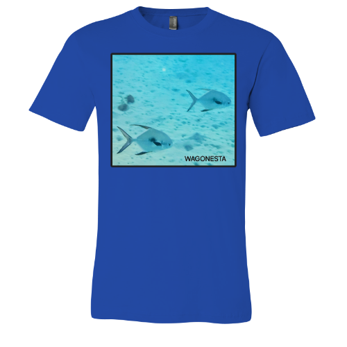 Little Blue Fish - Unisex Jersey Short Sleeve Tee - Bella+Canvas + Mug 'n Tee