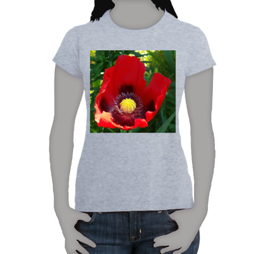 Poppies - Women's Softstyle Tee - Gildan + Mug 'n  Tee