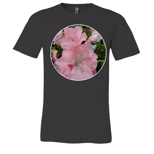 Lt. Pink Blooms - Unisex Jersey Short Sleeve Tee - Bella+Canvas + Mug 'n Tee