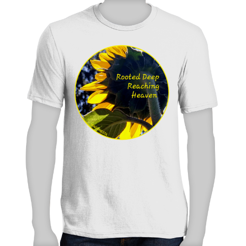 FAITH - ROOTED DEEP REACHING HEAVEN - Men’s Short Sleeve Tee Shirt
