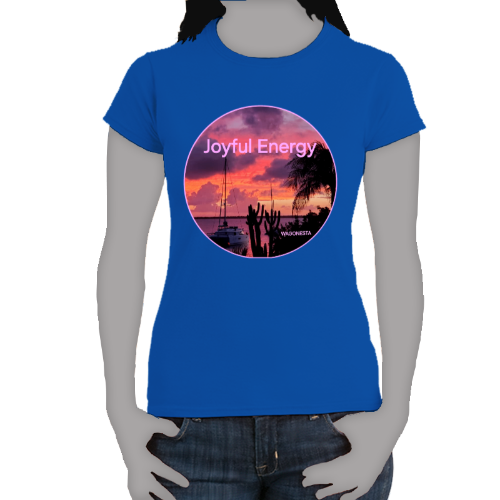 FAITH - JOYFUL ENERGY - Women's 100% Cotton Short Sleeve Tee